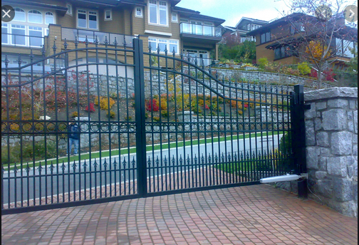 鹏弘铝铁工程 - 承接围栏大门玻璃围栏防盗窗花自动趟门