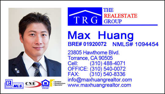 Max黄 - The Real Estate Group - TRG, Inc - Max Huang