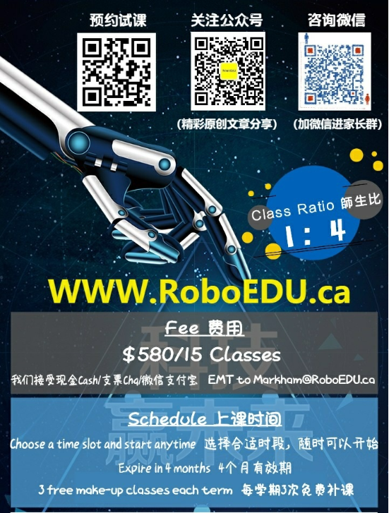 RoboEDU 最尖端的机器人及编程STEM 学校
